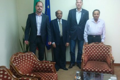 Проведена среща с президента на индийската асоциация „All India Food Processors’ Association“, д-р С. Джиндал 